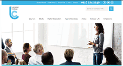 Desktop Screenshot of leicestercollege.ac.uk
